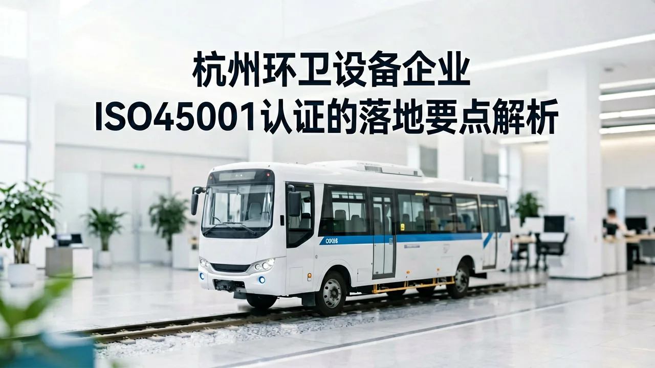 杭州环卫设备企业ISO45001认证的落地要点解析